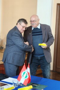 Podziękowanie Prezesa WKO PTTK za działalność 2022-2025 członkowi Zarządu WKO PTTK Podziękowanie Prezesa WKO PTTK za działalność 2022-2025 członkowi Zarządu WKO PTTK